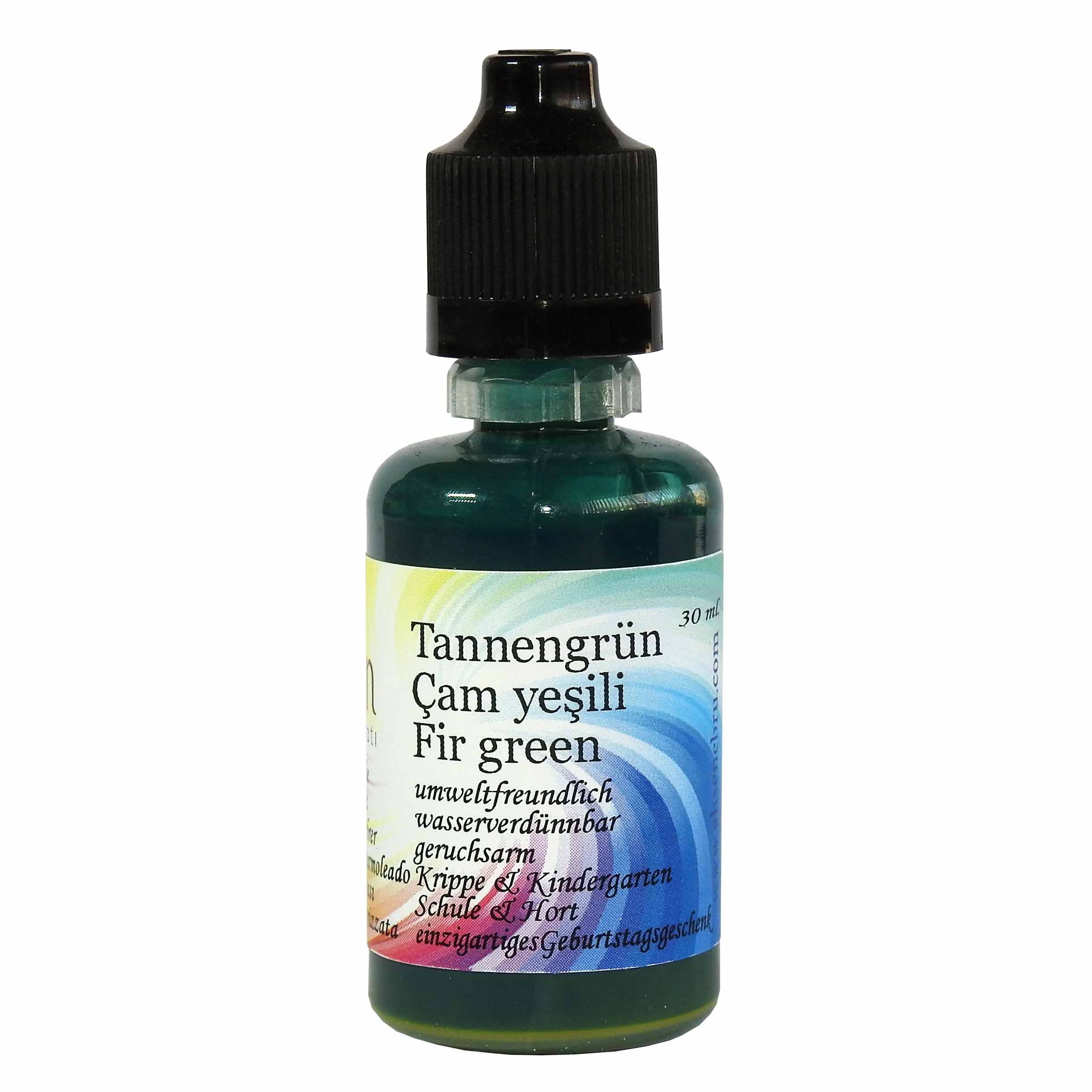 Ahsen Kolay Ebru Boyaları - 30 ml Çam Yeşili