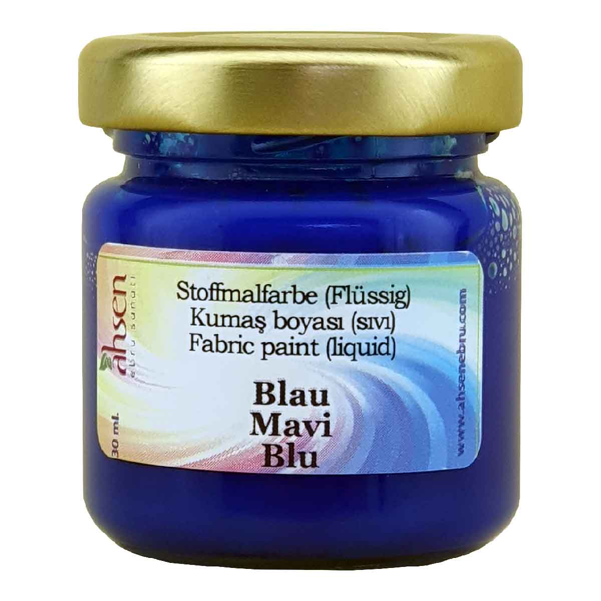 Ahsen Stoffmalfarbe - Blau