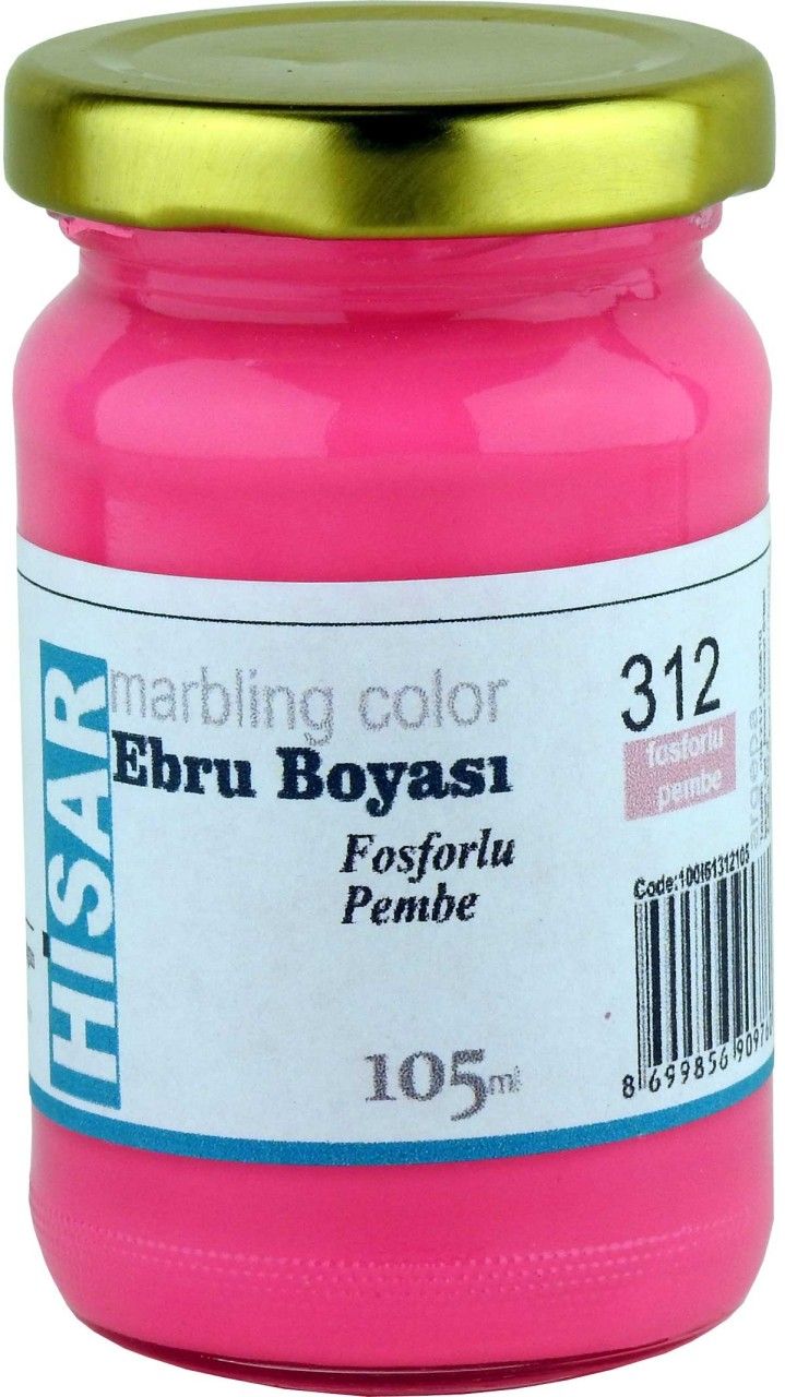 Hisar Traditionelle Ebru Farbe - 312 Neon Pink