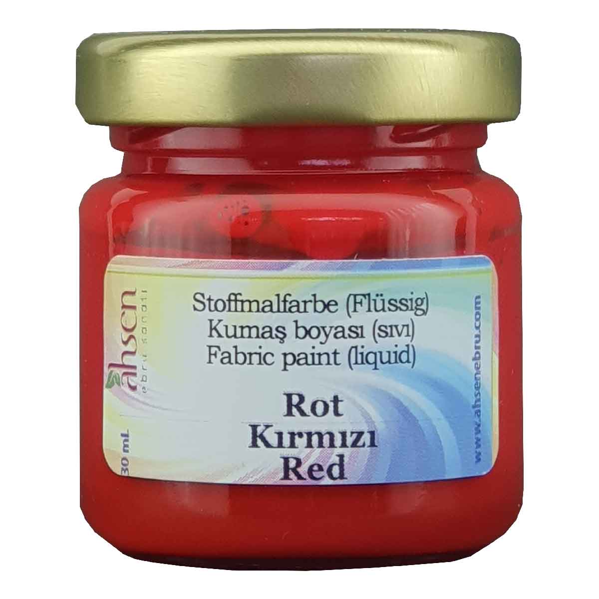 Ahsen Stoffmalfarbe - Rot