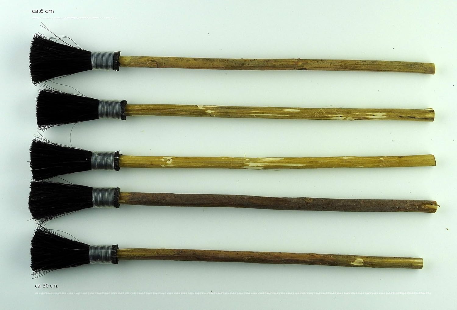 Rosenholz Marmorier Pinsel zum Streuen - 5er Set - Groß