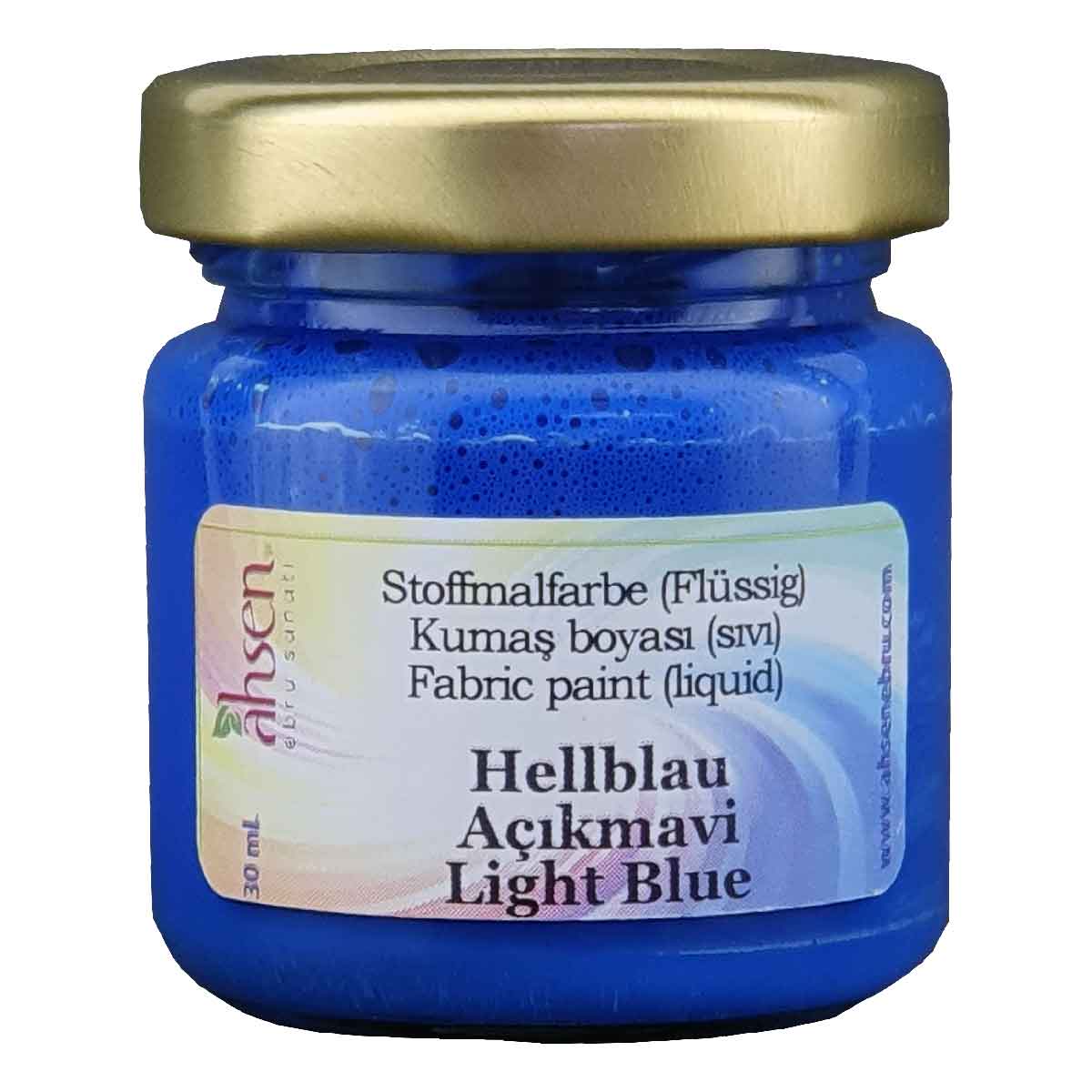 Ahsen Stoffmalfarbe - Hellblau