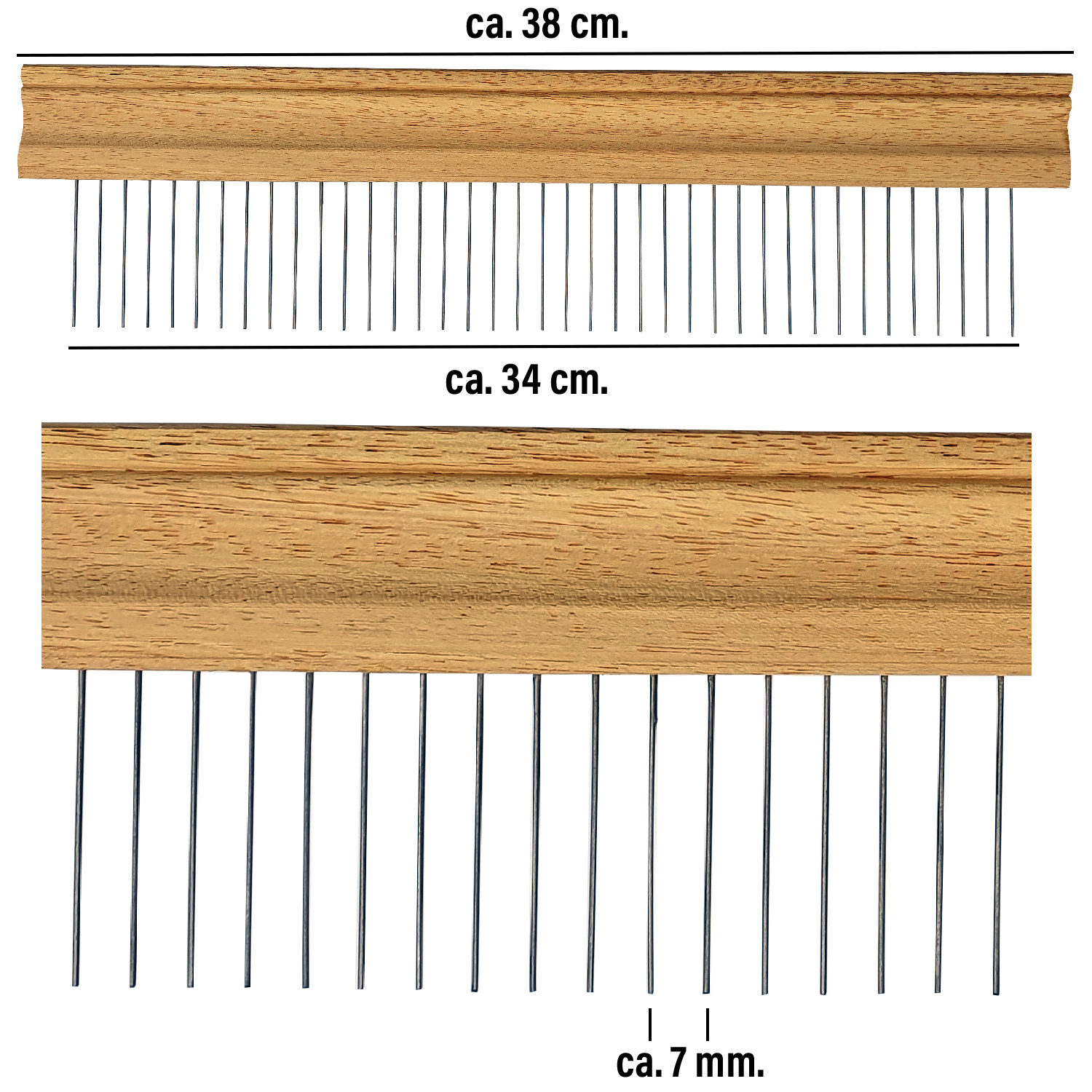 Karin Marmorier Kamm Standard - 35cm/7mm