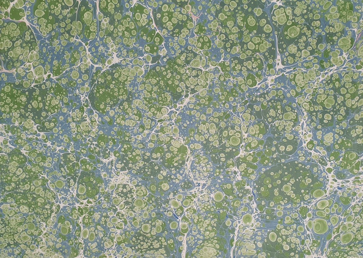 Handmarmorpapier - Battal Marbling