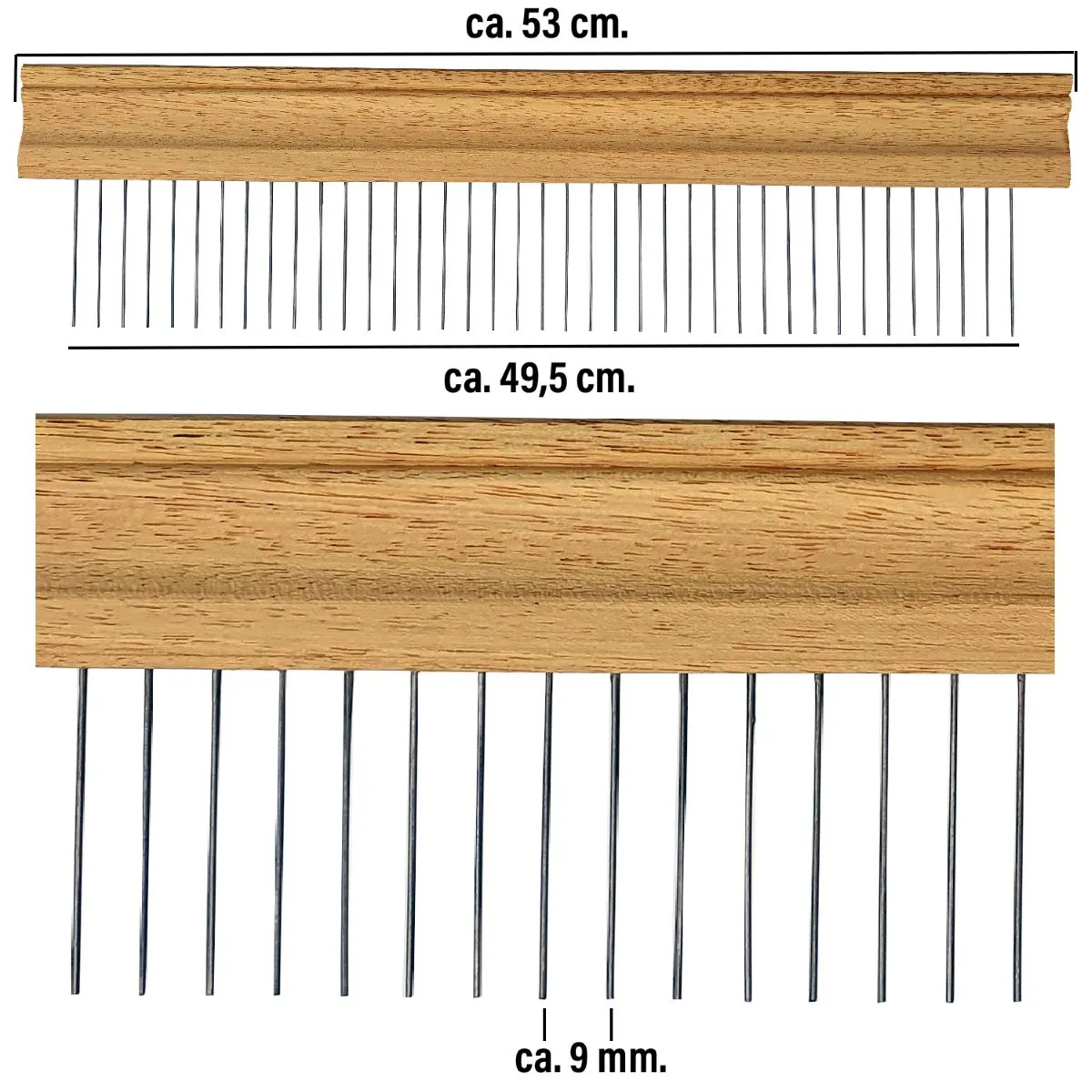 Karin Marmorier Kamm Standard - 50cm/9mm