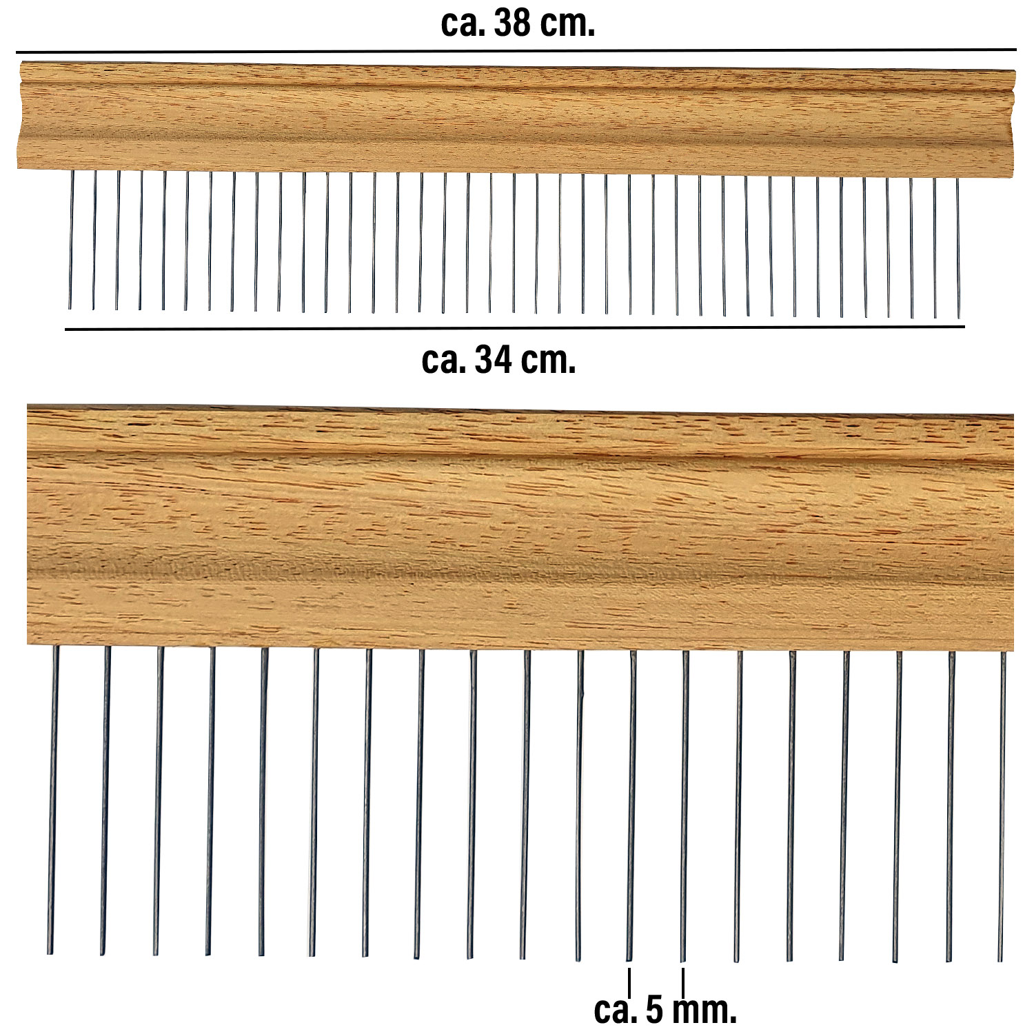 Karin Marmorier Kamm Standard - 35cm/5mm