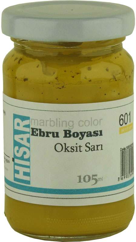 Hisar Traditionelle Ebru Farbe - 601 Oxidgelb