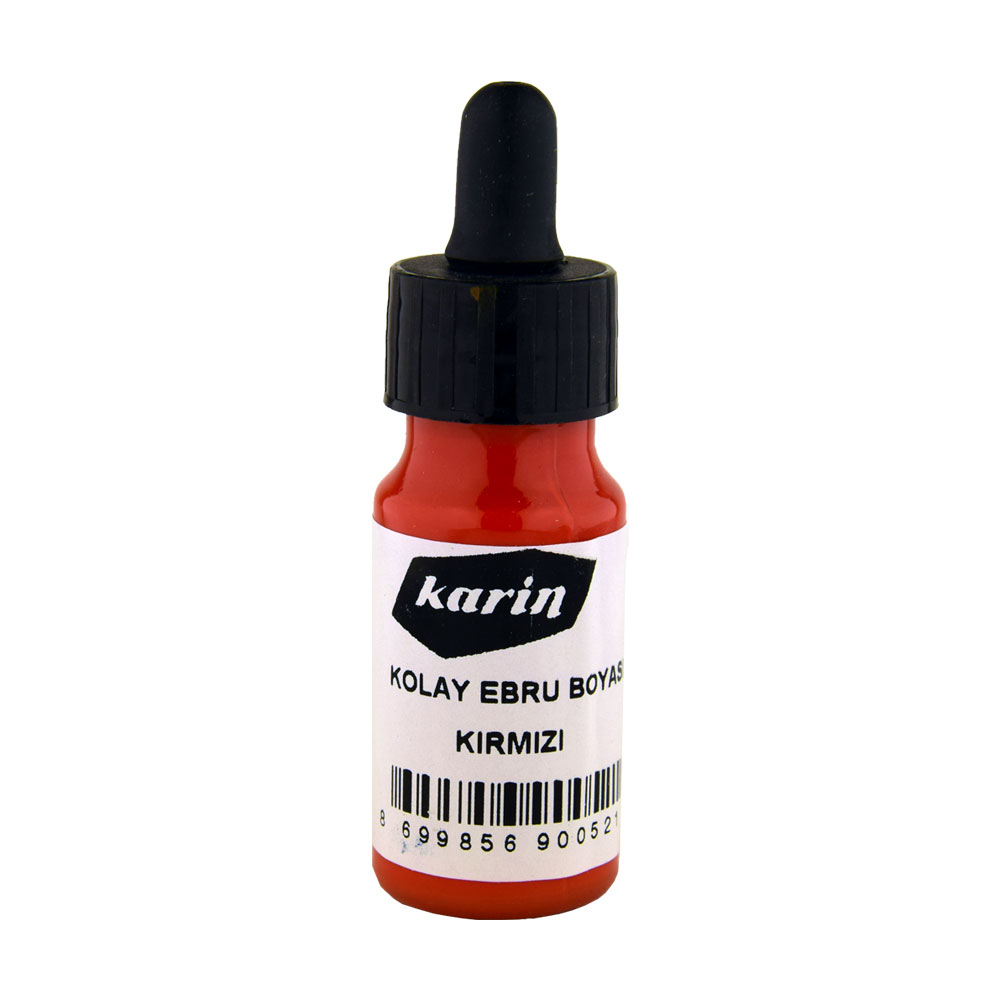 Karin Gebrauchsfertige Ebru Farbe - 301 Rot