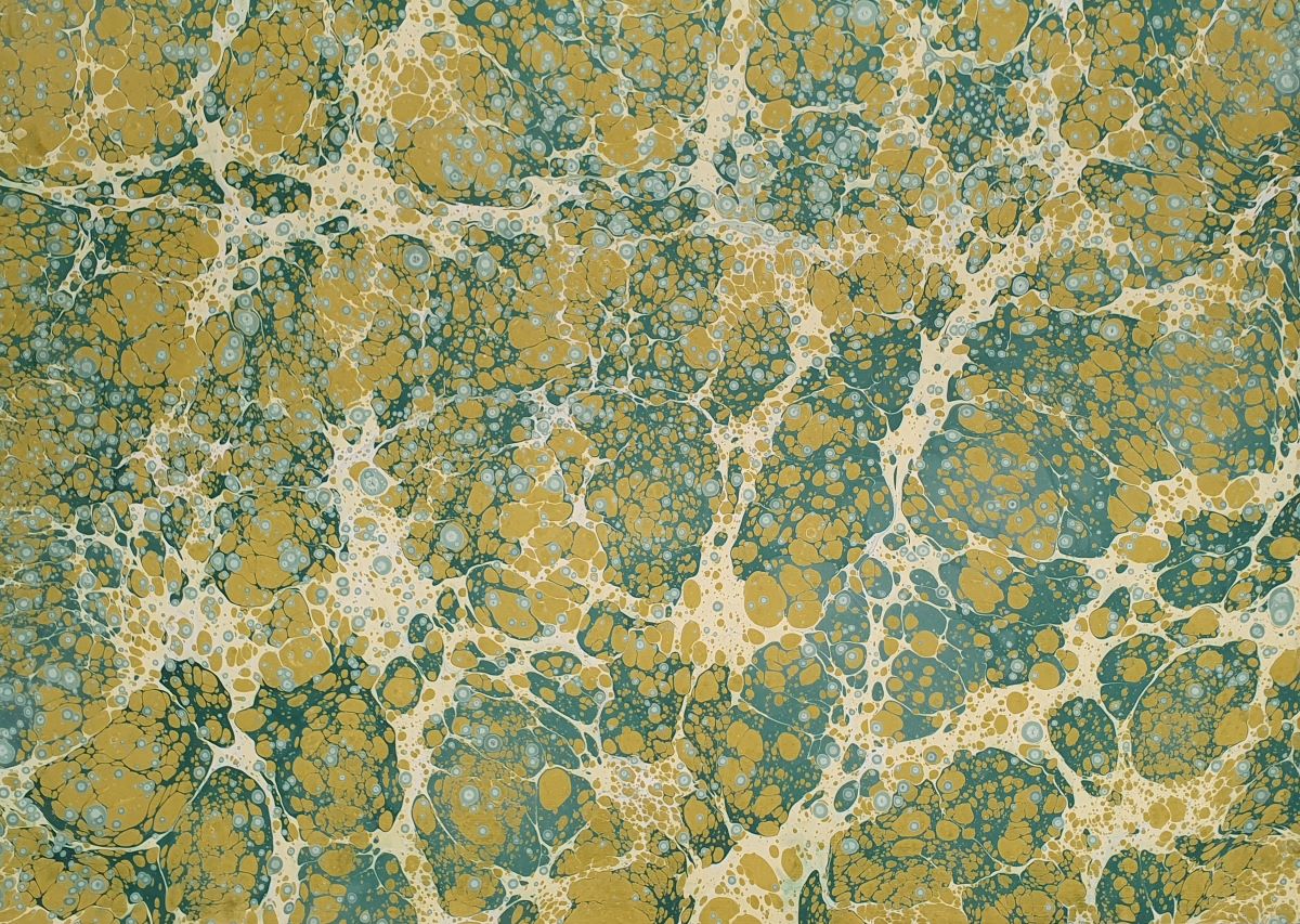 Handmarmorpapier - Battal Marbling