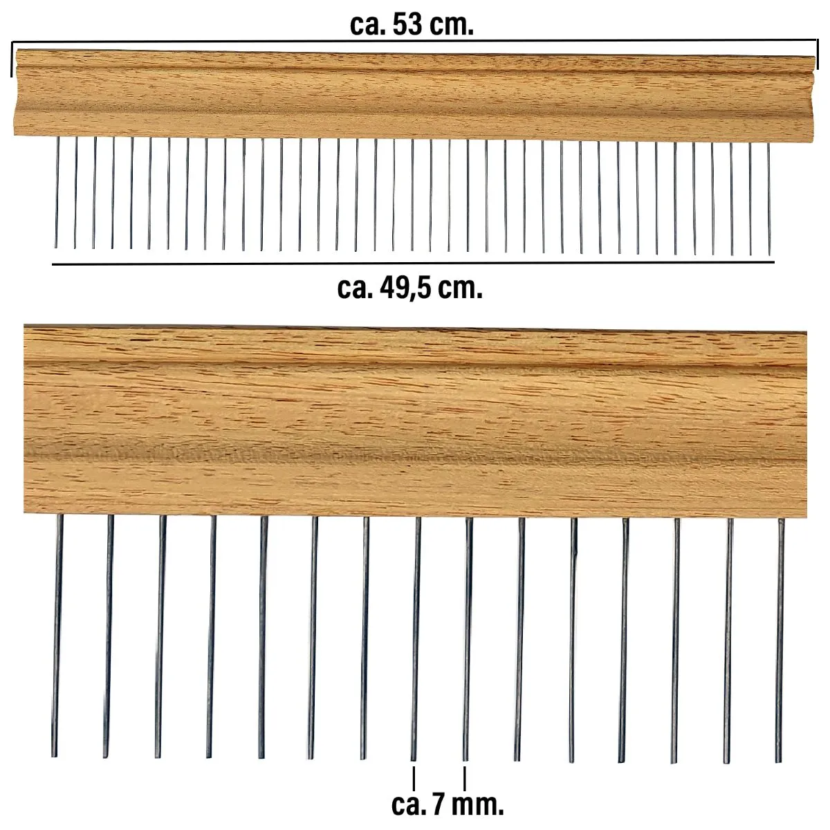 Karin Marmorier Kamm Standard - 50cm/7mm