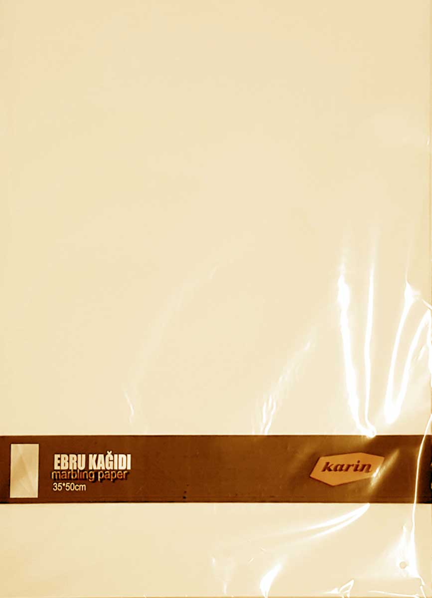 Karin 35x50 cm Ebru Papier - Chamois, 70 g/m², 100 Blatt  