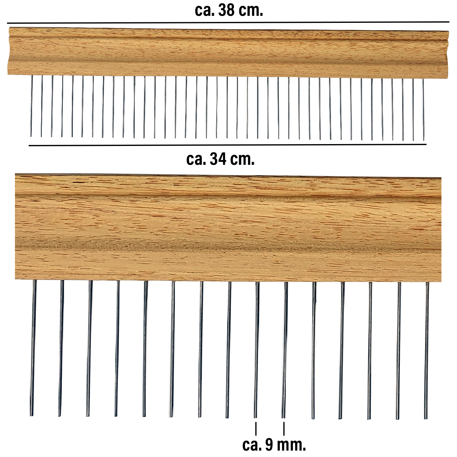 Karin Marmorier Kamm Standard - 35cm/9mm