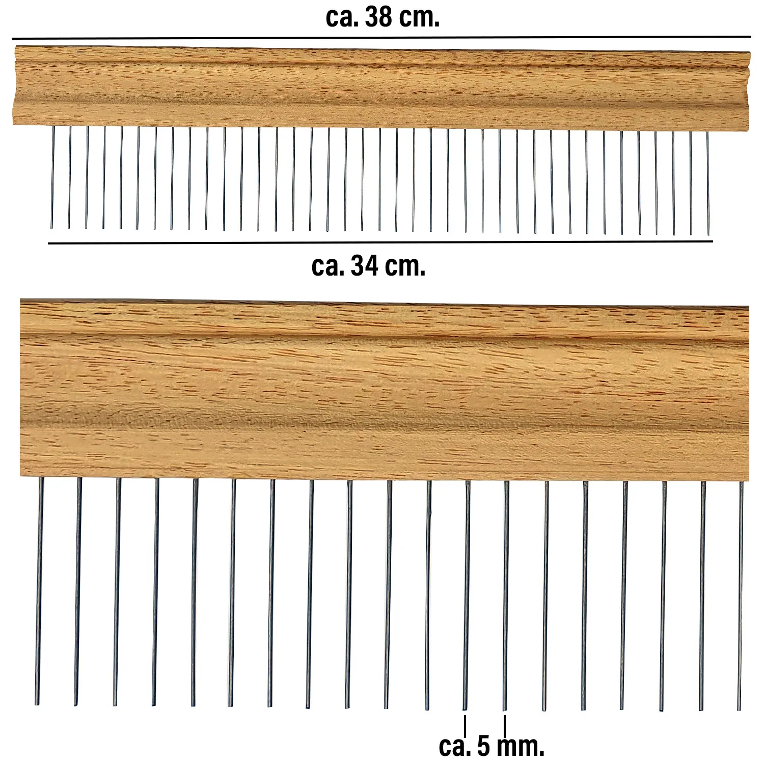 Karin Marmorier Kamm Standard - 35cm/5mm