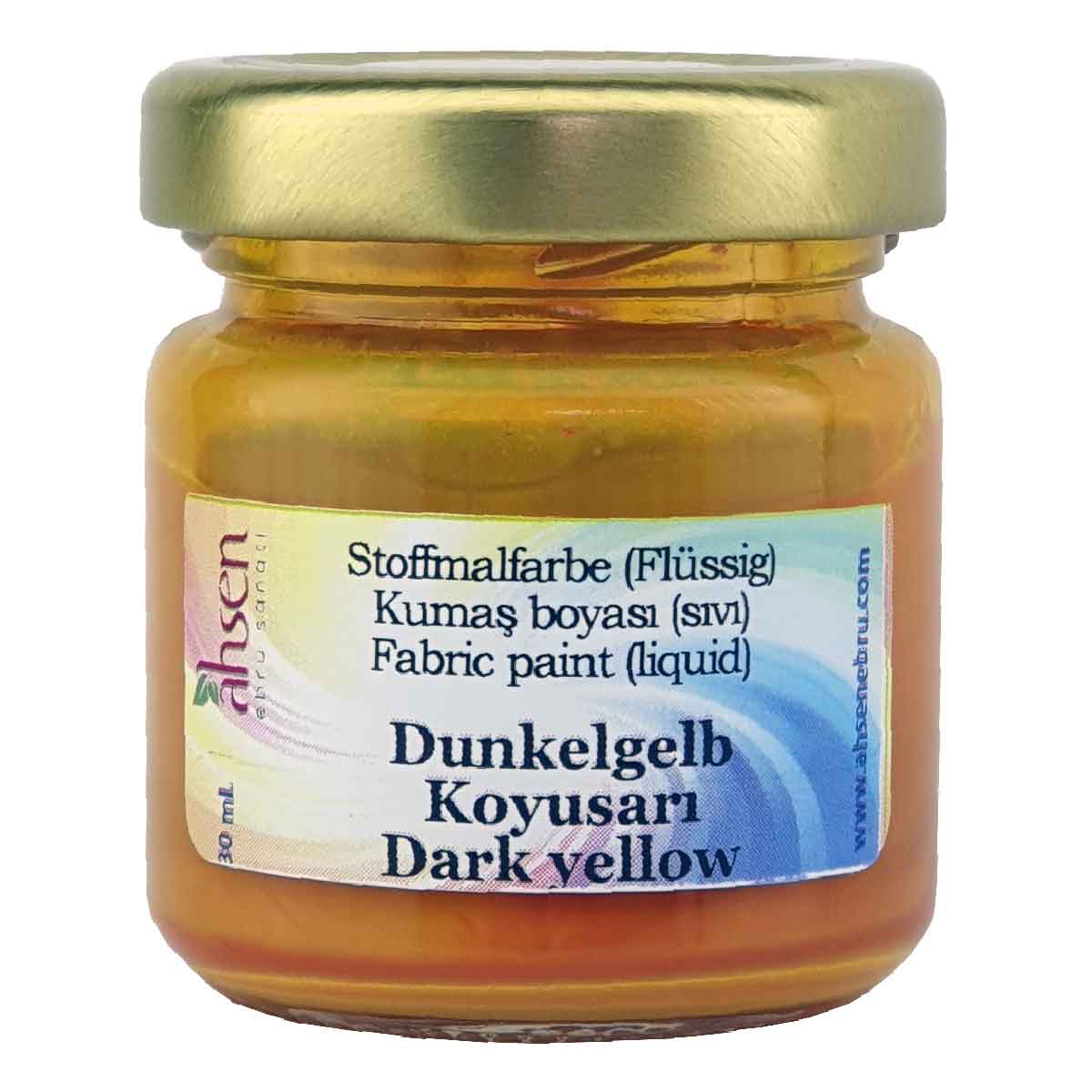 Ahsen Stoffmalfarbe - Dunkelgelb