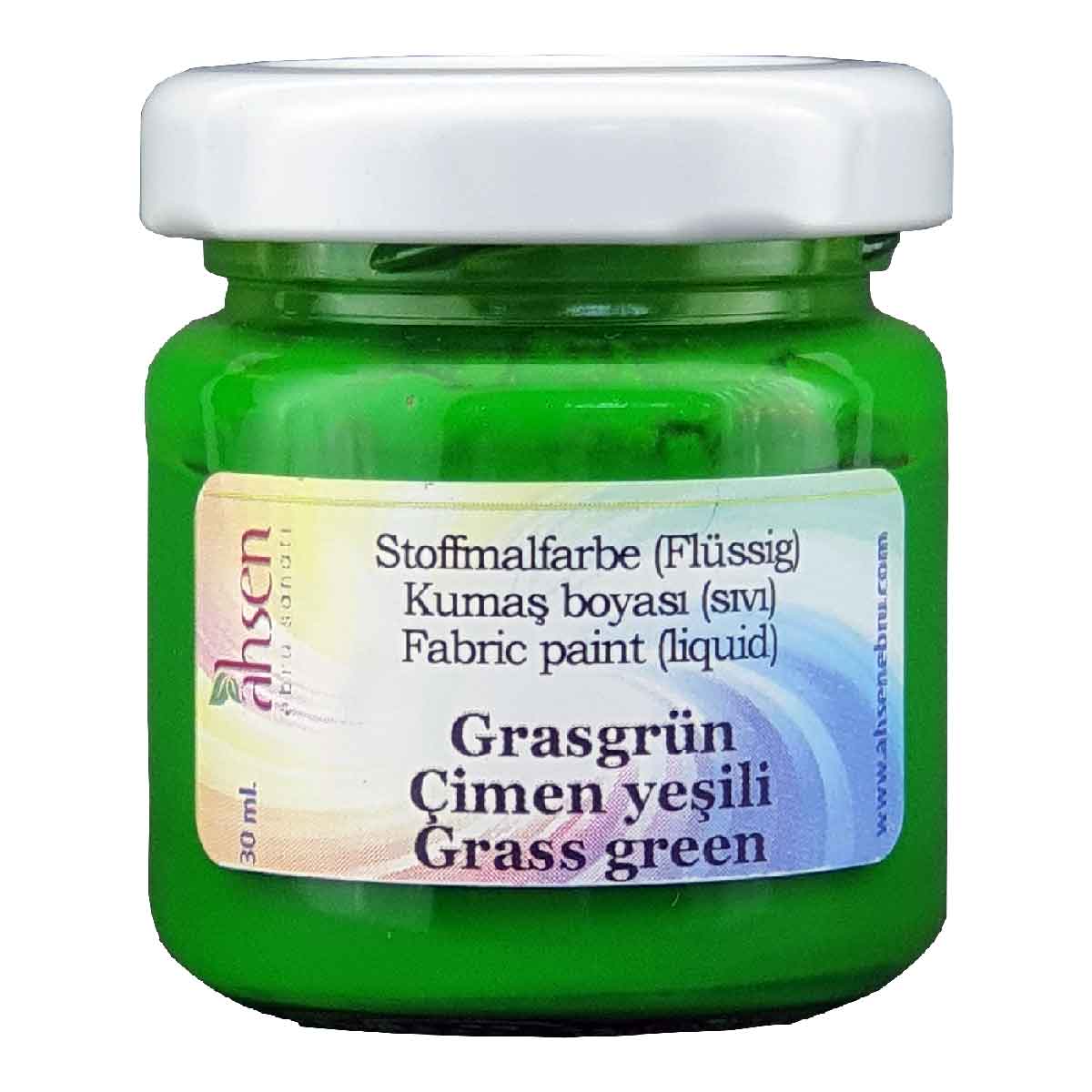 Ahsen Stoffmalfarbe - Grasgrün