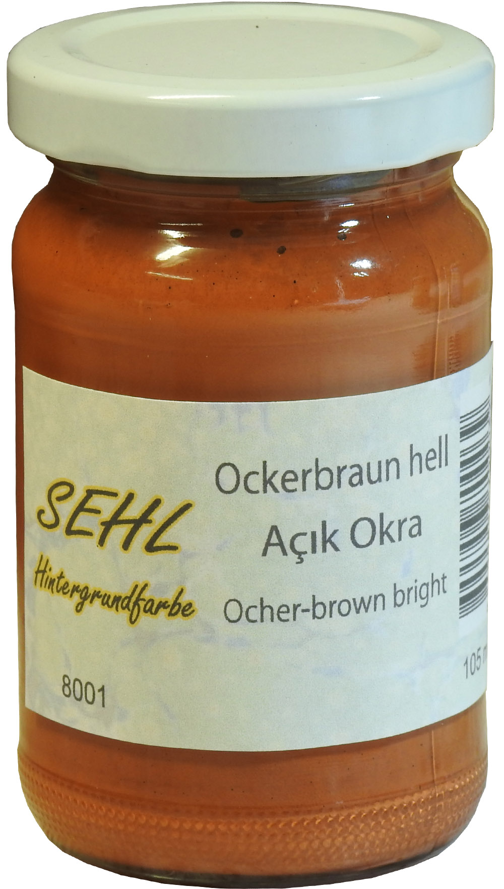 Sehl Traditionelle Ebru Farbe - Ockerhellbraun