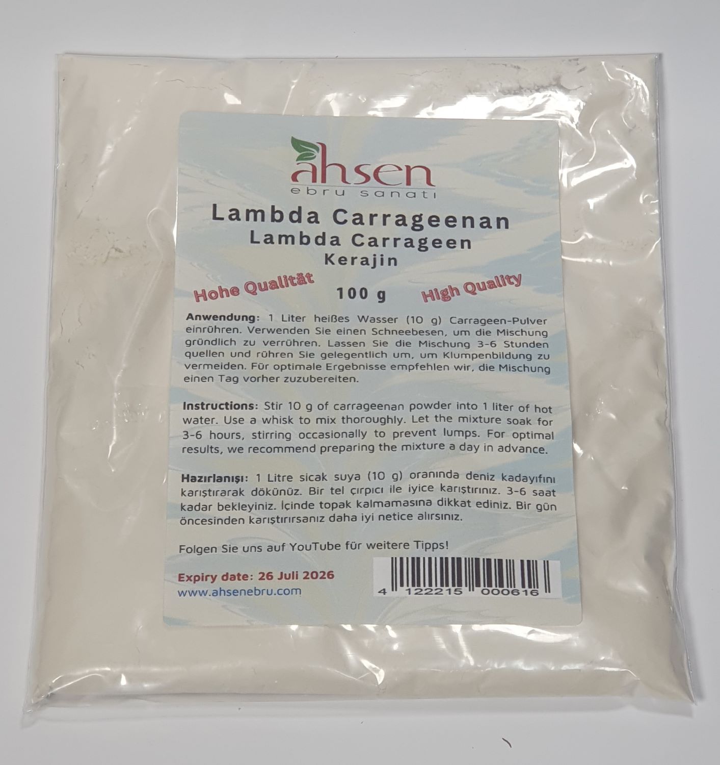 Ahsen Carrageen - 100g